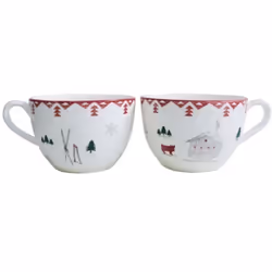Jumbo 12.5 cm - Aravis - Cette collection "Esprit Alpage" vous permettra de créer une table d'hiver idéale ! - Un ensemble pa ...
