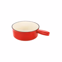 Poêlon 20cm 2 personnes fonte émaillée rouge de la marque NOUVEL AG. Fonte émaillée. Pour 2 personnes.