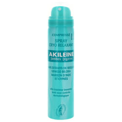 Akileïne Spray Cryo Relaxant Jambes Légères 75 ml
