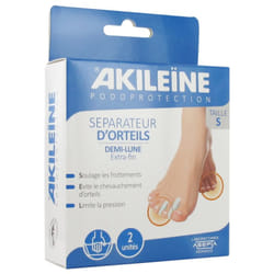 Akileïne Podoprotection Séparateur d'Orteils 2 Séparateurs - Taille : S