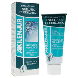 Akileïne Akilenjur Crème Visage Mains et Pieds Engelures et Gerçures 75 ml