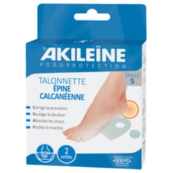 Akileïne Podoprotection Talonnette Épine Calcanéenne 1 Paire - Taille : S