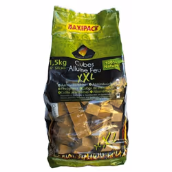 allume feu cubes xxl sac 1,5 kg