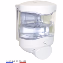 Distributeur gel nettoyant WC Cleanseat Distributeur de Savon Cleanseat 450 ml pour gel désinfectant. Equipé d'un bouton-pous ...