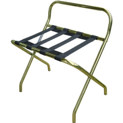 JVD - Rack bagage rack dosseret métal doré - Matériel professionnel