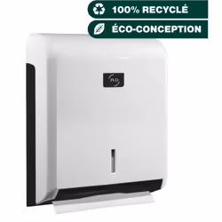 Description générale Ce distributeur d'essuie-mains Cleanline est idéal pour les pièces sanitaires communes. Fabriqué en ABS, ...