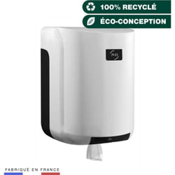 JVD - Distributeur abs blanc pour bobine a devidage central Essuie mains et distributeur