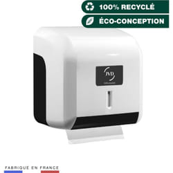 JVD - Distributeur Papier Hygiénique Cleanline mixte mini blanc - Matériel professionnel