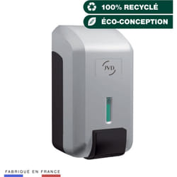 JVD - Distributeur Savon Cleanline gel gris métal - Compatible savon toute marque - Matériel professionnel