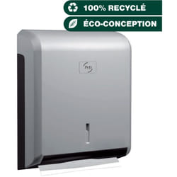 JVD - Distributeur Essuie-mains Cleanline gris métal - Matériel professionnel