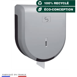 JVD - Distributeur de Papier Hygiénique Cleanline jumbo 400 Gris métal - Matériel professionnel