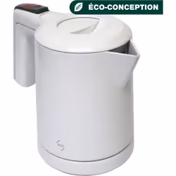 Bouilloire Duchesse 0,6L blanche Bouilloire Duchesse 0,6L blanche 800 W avec un arrêt automatique à l'ébullition et à vide av ...