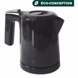 Bouilloire Duchesse 0,6L noire Bouilloire Duchesse 0,6L noire 800 W avec un arrêt automatique à l'ébullition et à vide. Rotat ...