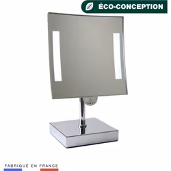 Miroir lumineux Galaxy sur pied Miroir GALAXY lumineux sur pied avec une vision grossissante x3. Fonctionne avec 1 pile lithi ...