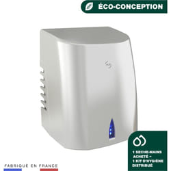 Sèche-Mains Copt'Air gris métallisé - Matériel professionnel - JVD