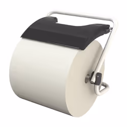 Support bobine mural Support bobine mural, pour bobine Industrielle avec une scie en plastique intégrée dans le couvercle. St ...