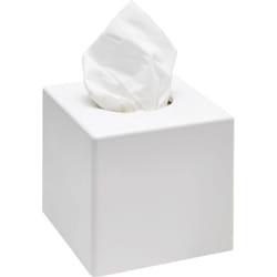 JVD - Sanibox boîte mouchoirs carrée blanche - Matériel professionnel