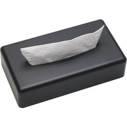 JVD - Sanibox boîte mouchoirs rect. noire mat - Matériel professionnel