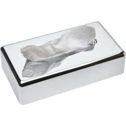 JVD - Sanibox boîte mouchoirs rect. chromée - Matériel professionnel