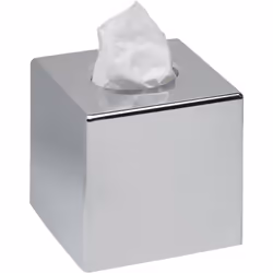 Sanibox boîte mouchoirs carrée chromée Sanibox - Distributeur carré pour boîte de mouchoirs en ABS finition chromé Les + prod ...