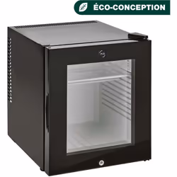 Minibar TA 40L Porte Vitrée Minibar TA 40L Porte Vitrée à thermo-absorption. Sans gaz à effet de serre (pas de CFC) et à faib ...