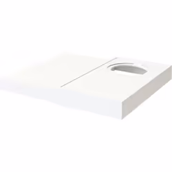 Orchestro Plateau percé blanc Orchestro Plateau percé d'accueil modulable en melamine blanc permettant d'accueilir une machin ...