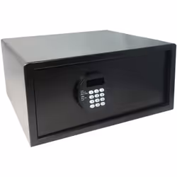 Coffre-fort hôtel Fortress 15" Coffre-Fort Fortress 15" avec verrouillage par code. Excellent rapport qualité/prix. Livré ave ...
