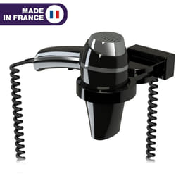 JVD - Sèche-Cheveux Clipper noir + Support universel - Matériel professionnel