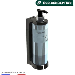 JVD - Distributeur savon isiss noir 300mL - Matériel professionnel