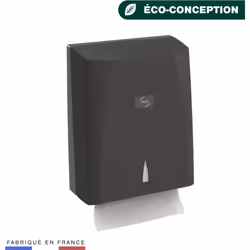 Distributeur Essuie-mains Yaliss noir mat Distributeur Yaliss Essuie-mains noir mat. Capacité pour 400 à 700 feuilles (format ...