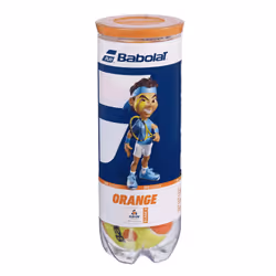 Babolat Orange X3, Balle de tennis sans pression, Balles play+stay stage 2, Jaune, Caoutchouc, 3 pièce(s), Toutes les saisons