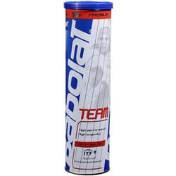 Balles de tennis - BABOLAT - Team X4 - Noir - Mixte - Haute qualité Extra Feel Felt