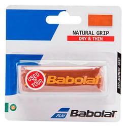 Grips Tennis - Babolat - Natural Grip - 100% cuir véritable - Ultra précis - Mixte