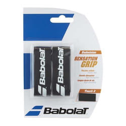Grip de badminton - BABOLAT - Grip Sensation X2 - Noir - Mixte - Usage régulier