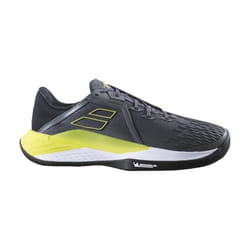 Chaussures de Tennis - BABOLAT - PROPULSE FURY CLAY - Gris / Jaune - Confort Optimal - Excellente Adhérence