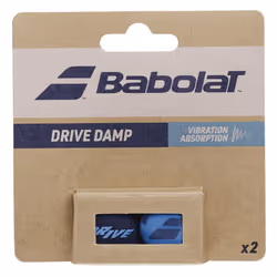 Babolat Drive Damp x2, Silentbloc de bouton, Tennis, Bleu, Silicium, Taïwan, 2 pièce(s)