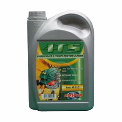 Description générale Huile moteur 4 temps spécialement conçue pour la motoculture, idéale pour la lubrification optimale des  ...