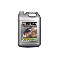 Huile de chaîne tronçonneuse premium 5l de la marque MINERVA OIL. Lubrifiant spécialement développé pour les chaînes de tronç ...