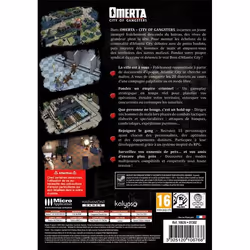 Kalypso Omerta : City of Gangsters, PC, Mode Multiplayer, T (Teen), Support physique
