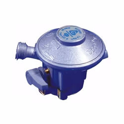 Détendeur Quick-on NF - débit 1,3 kg/h - pression sortie 28 mbar - raccord entrée écrou bouteille - raccord sortie M20/150 +  ...