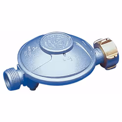 Détendeur à sécurité (limiteur de débit incorporé) NF - débit 1,3 kg/h - pression sortie 28 mbar - raccord entrée écrou boute ...
