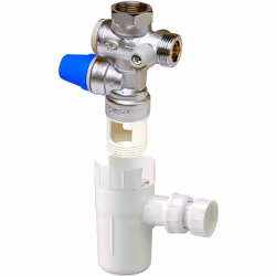 Dipra 905061, Connecteur de tuyau, Bleu, Acier inoxydable, Blanc