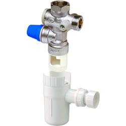Dipra 905061 Connecteur de tuyau Bleu, Acier inoxydable, Blanc 1 pièce(s)