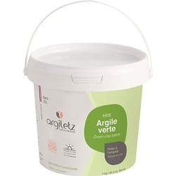 Argiletz Pâte dArgile Verte Prête à lEmploi 1kg