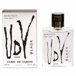 Ulric de Varens UDV Black Eau De Toilette 100ml, Hommes, 100 ml, Bergamote, pomme verte, pamplemousse, pin maritime, romarin, ...