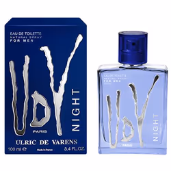Ulric de Varens UDV Night Eau De Toilette 100ml, Hommes, 100 ml, Bergamote, mandarine, ananas, pomme, Fleur d'oranger, cannel ...