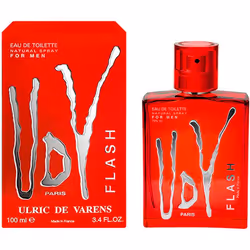 Ulric de Varens UDV Flash Eau De Toilette 100ml, Hommes, 100 ml, Mandarine, pomme, cardamome, marin, Thym, lavande, fleur d'o ...