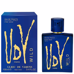 Ulric de Varens UDV Wild, Hommes, 100 ml, Flacon non réutilisable, Pomme, Bergamote, Cannelle, Elémi, Labdanum, Romarin, Musc ...