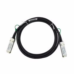 BlueOptics OS6860-CBL-40, 0,5 m, QSFP, QSFP, Mâle/Mâle, Noir, Nickel, 40 Gbit/s