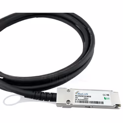BlueOptics OS6560-CBL-100-BL câble d'InfiniBand 1 m QSFP Orange